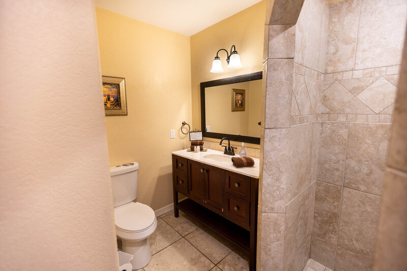 Bathroom in wimberley hotel suite
