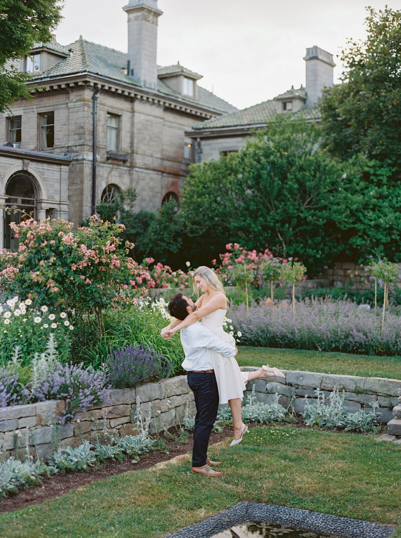Fine art Newport engagement session