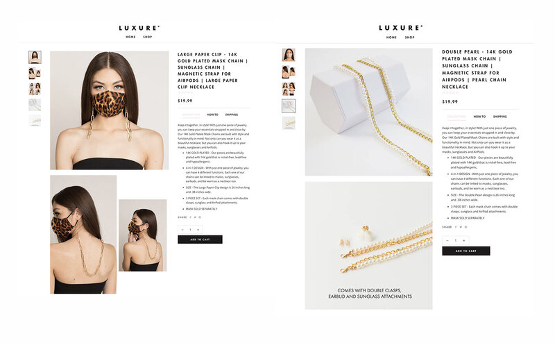 Luxure Web Pages
