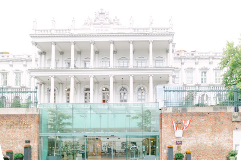 Historic building of palace Coburg in the city of Vienna
