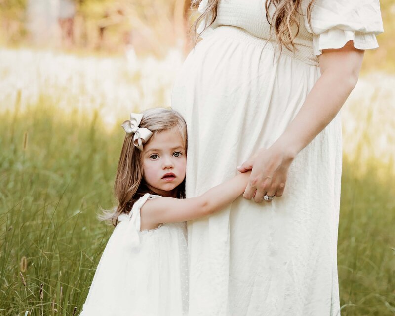 Maternity Photo Shoot with Family in Alpharetta, GA