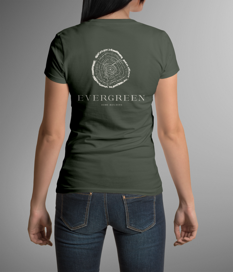 Evergreen tshirt back