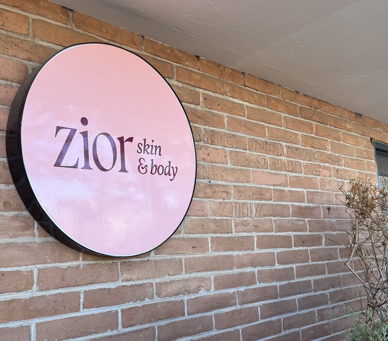 Zior Skin sign Albuquerque