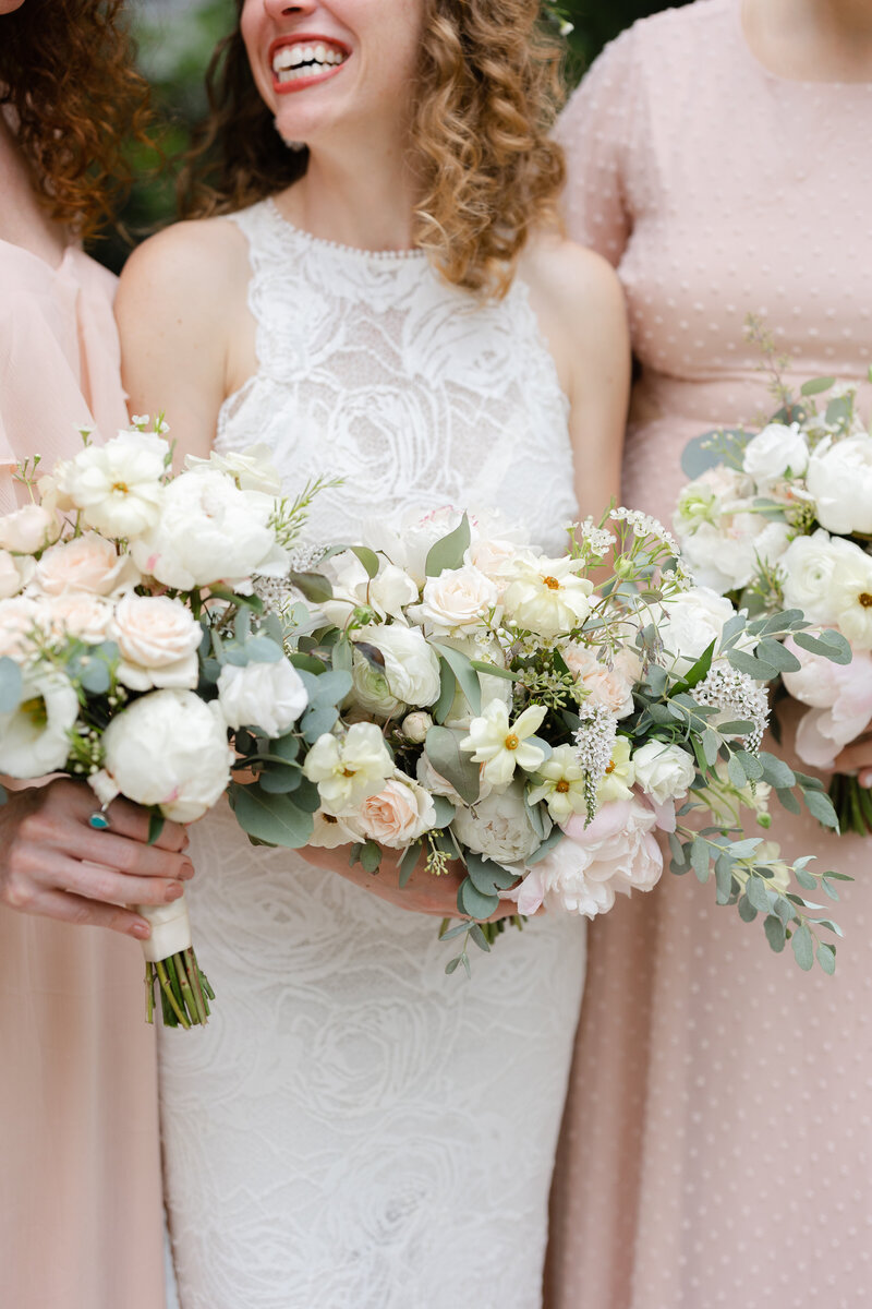 close up photo of bridal bouquets