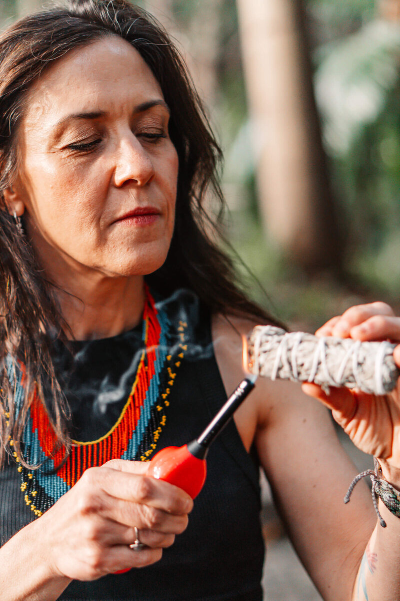 7- forest spiritual yoga photos Emma yogaroo Australia
