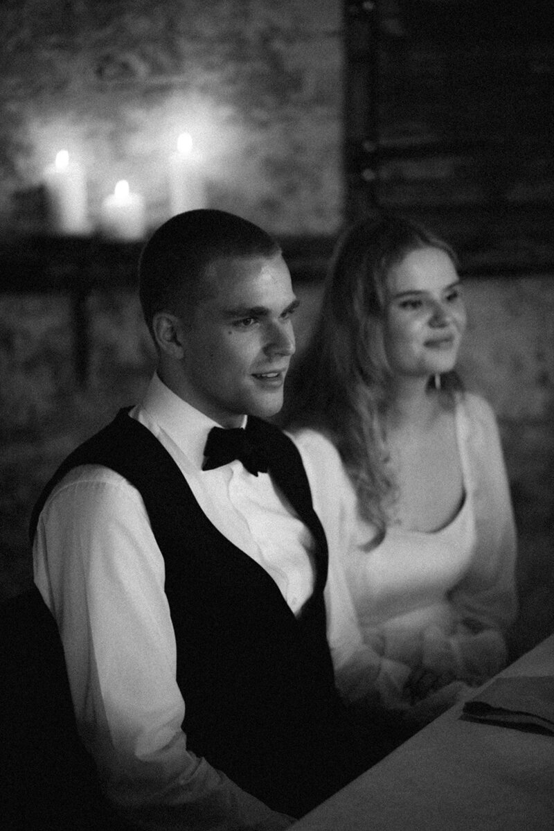 Wedding photo of an Intimate  wedding reception  in Porvoo by photographer Hannika Gabrielsson