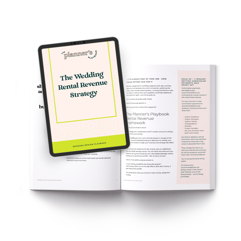 The Wedding Rental Revenue Strategy 2