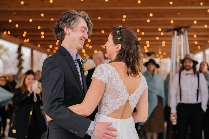 Bride and Groom share an intimate close up smile as Scranton Wwedding Photographer Eric Boylan captures their joy at Brasenhill Mansion in Annville, Pennsylvania