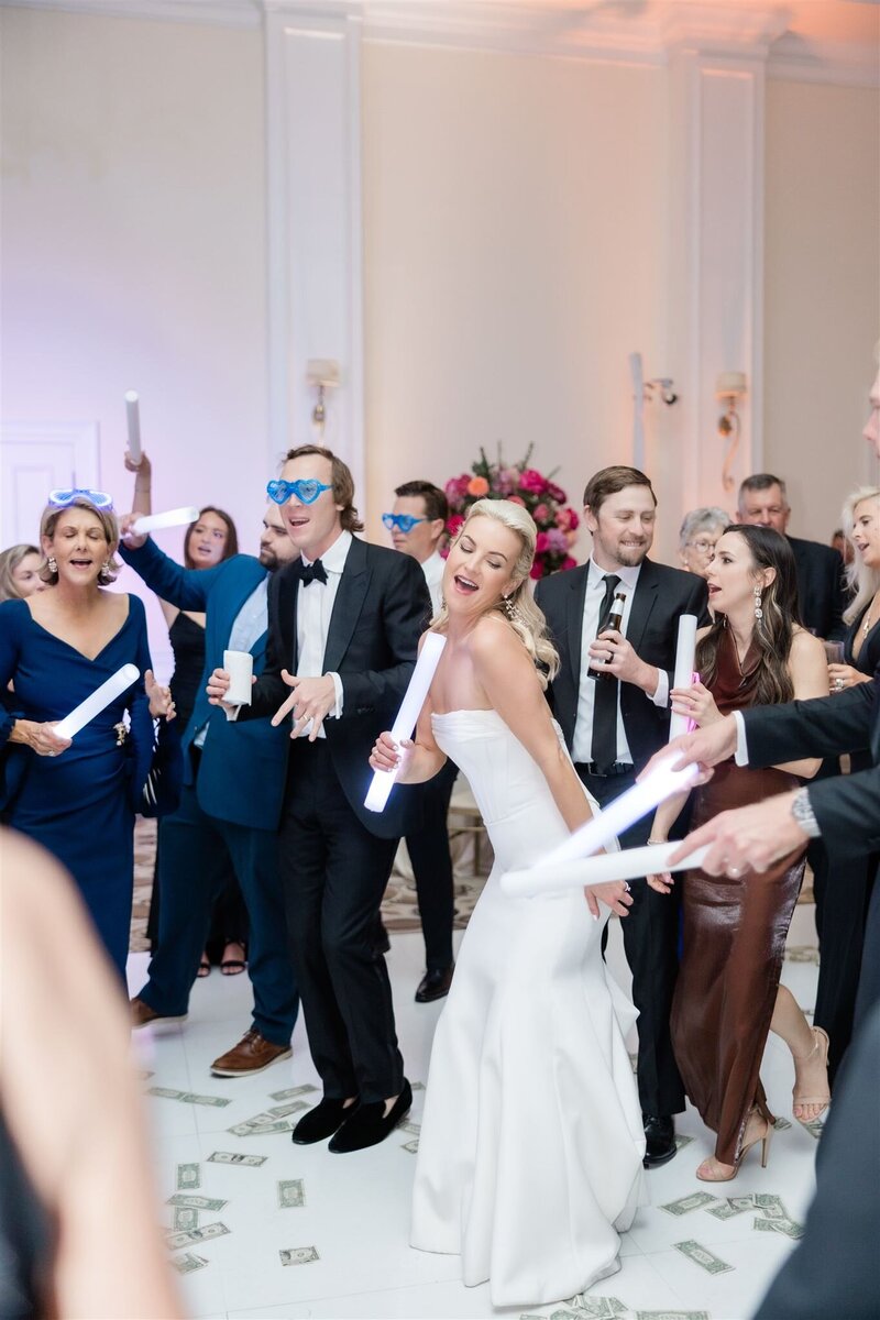 Wedding reception at the country club of Orlando by orlando wedding photographer 