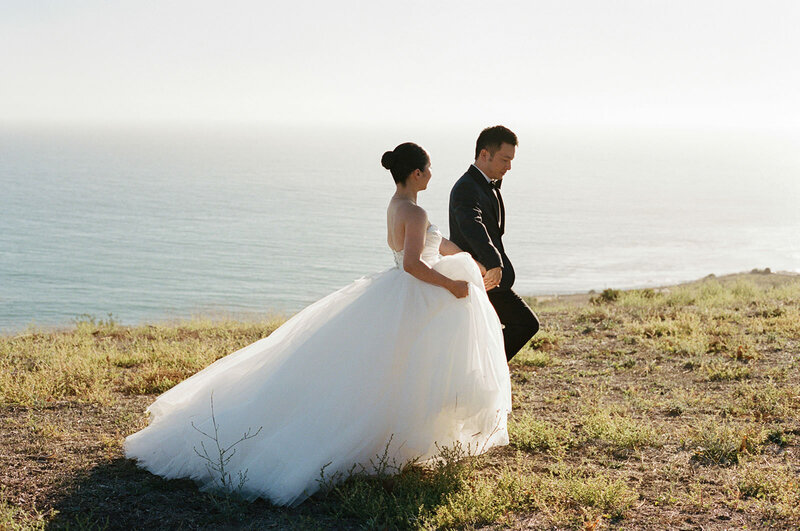 Ocean view wedding at Catalina View Gardens in Palos Verdes, California - 11