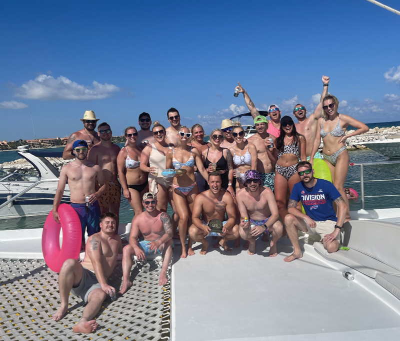 Group getaway at an all inclusive resort