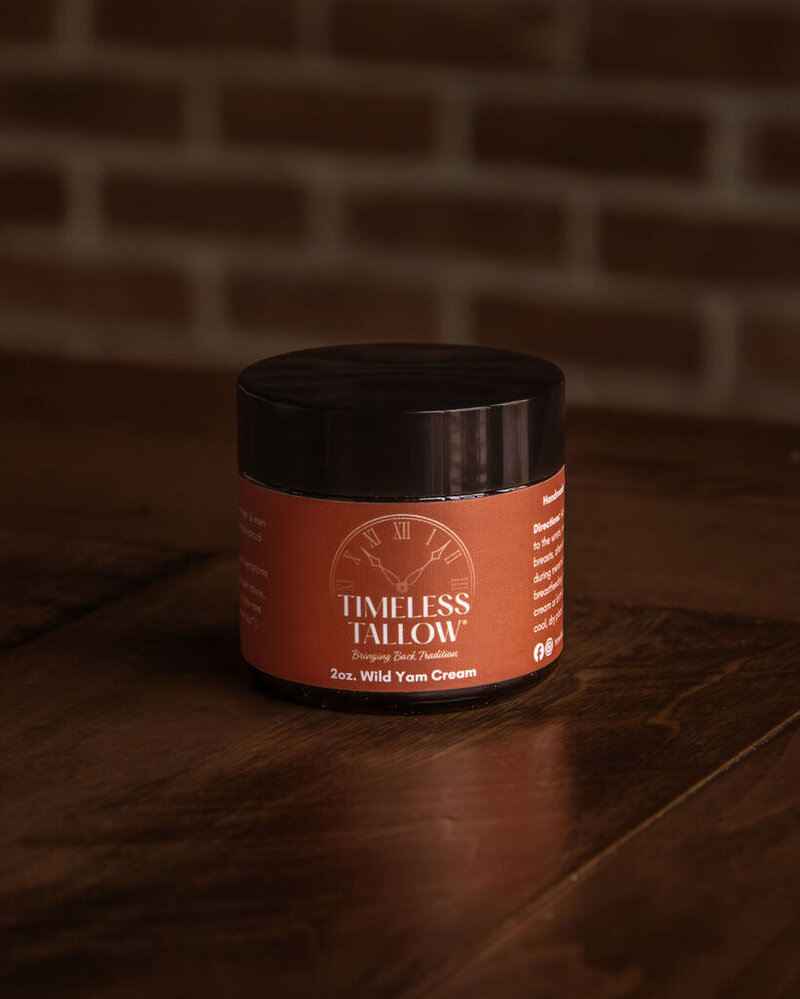 Wild Yam tallow cream Indiana hormonal balance
