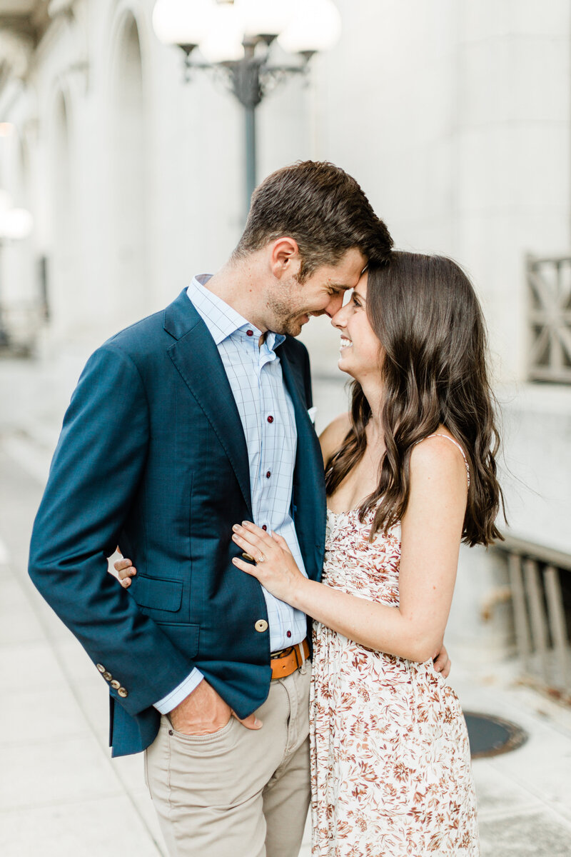 This sweet couple did their engagement photos in Raleigh NC