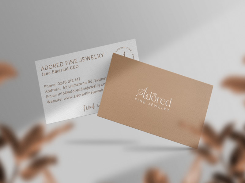 Adored Business Card