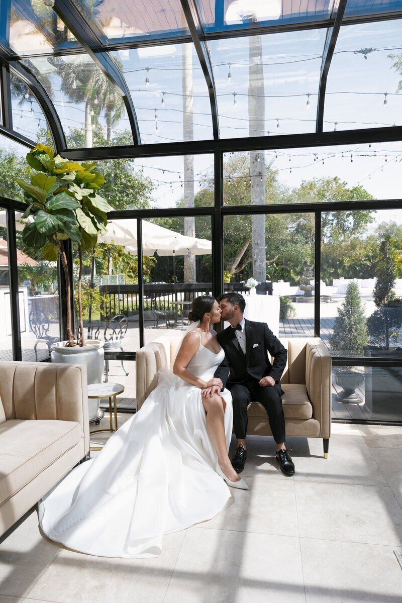 West Palm Beach wedding photographer, Priscila Del Cristo, capturing Meaghan and Zach's elegant wedding day