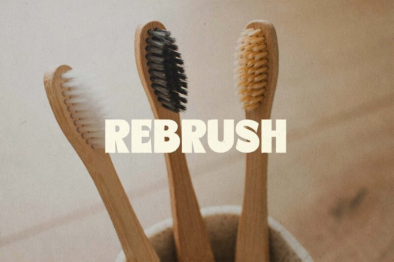 Screenshot of Rebrush branding and custom Showit website by Soltide