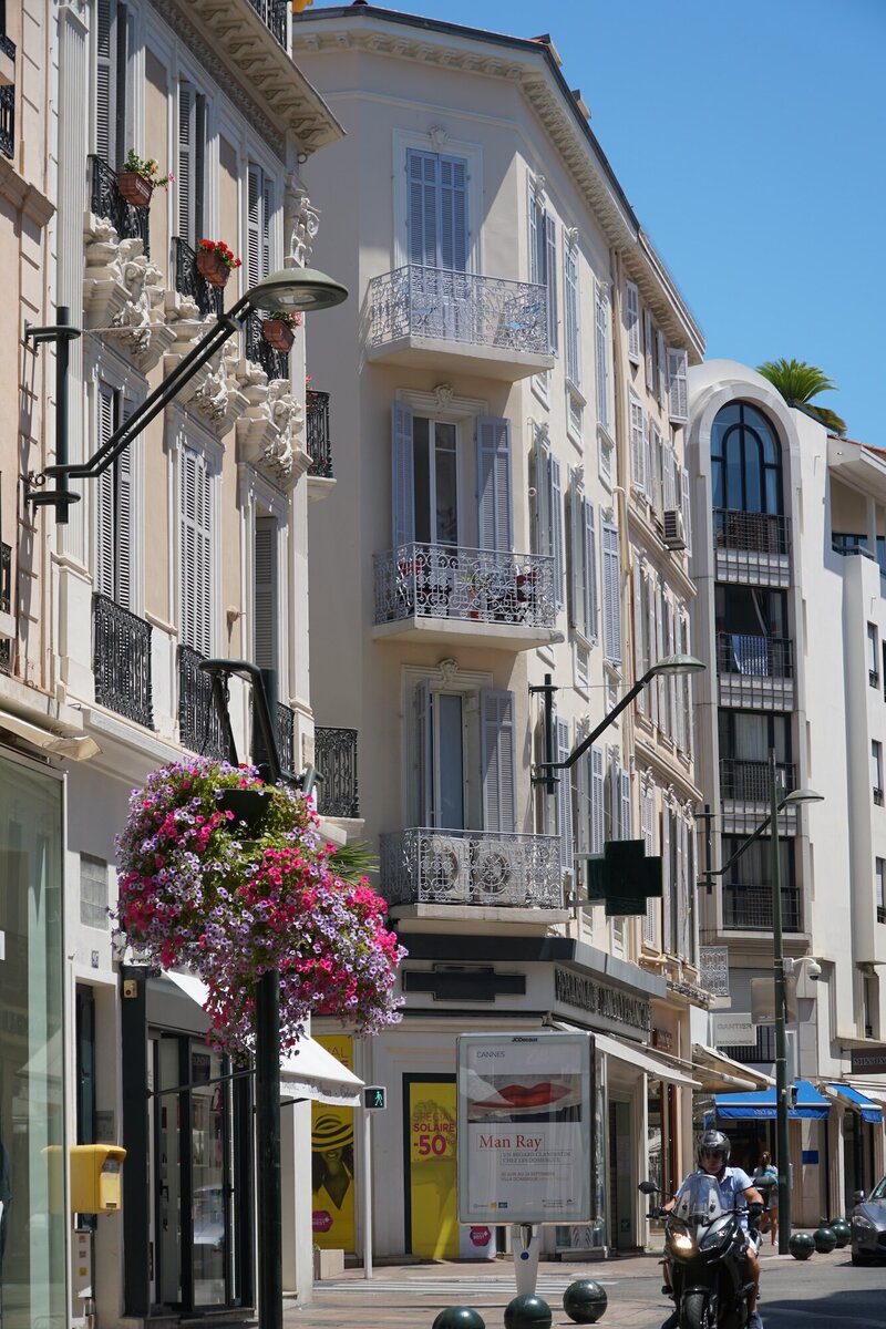 Italian villa with intricate balconies