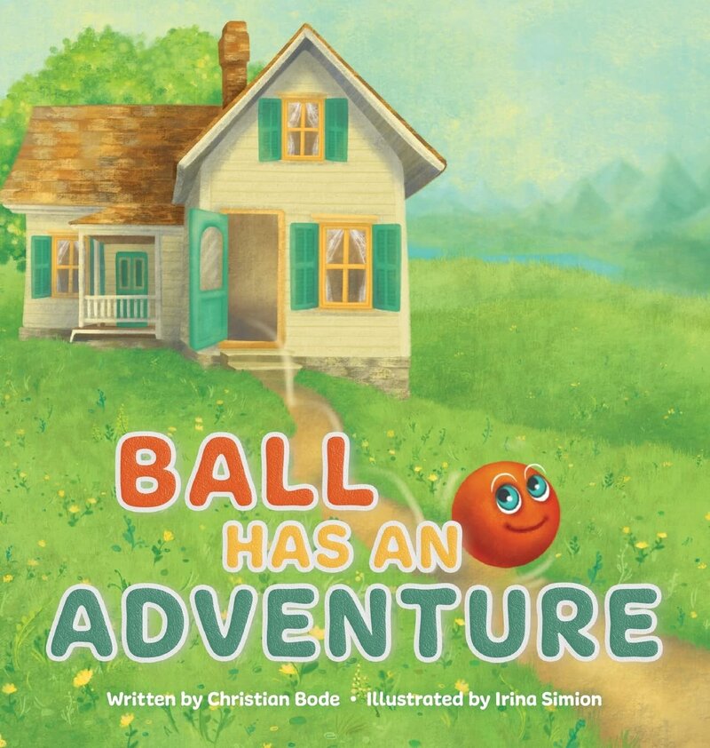 Ball Has An Adventure - A red bouncy ball flying a plane