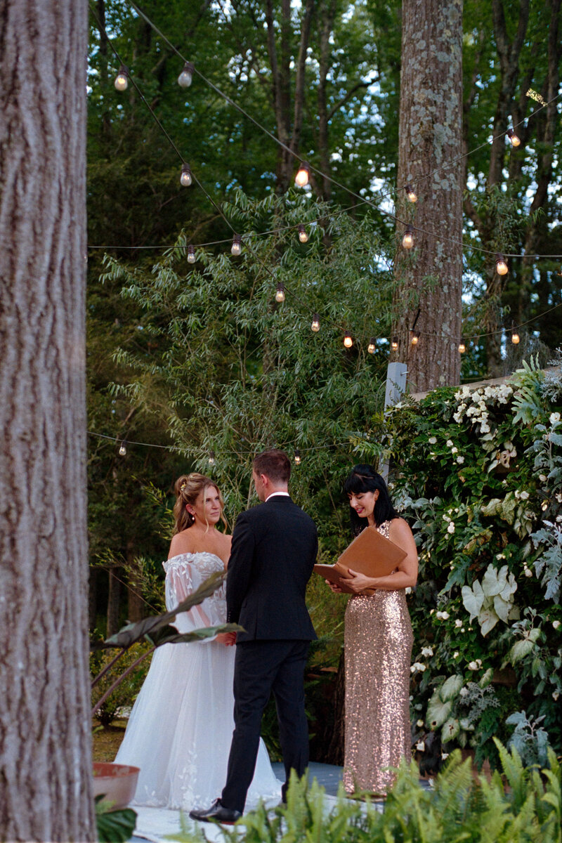 beautiful wedding on film with a vintage feel