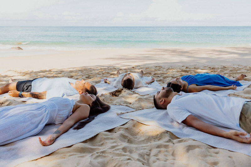 Yin Yoga Phuket Beach Meditation Moksha Wellness