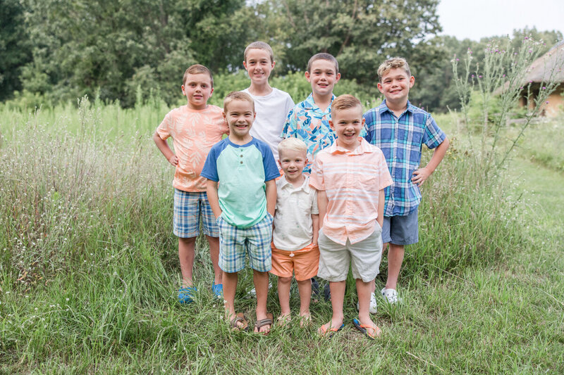 blended family photo session kensington michigan