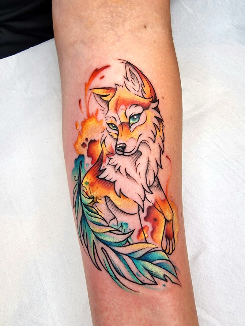 colour-fox-tattoo