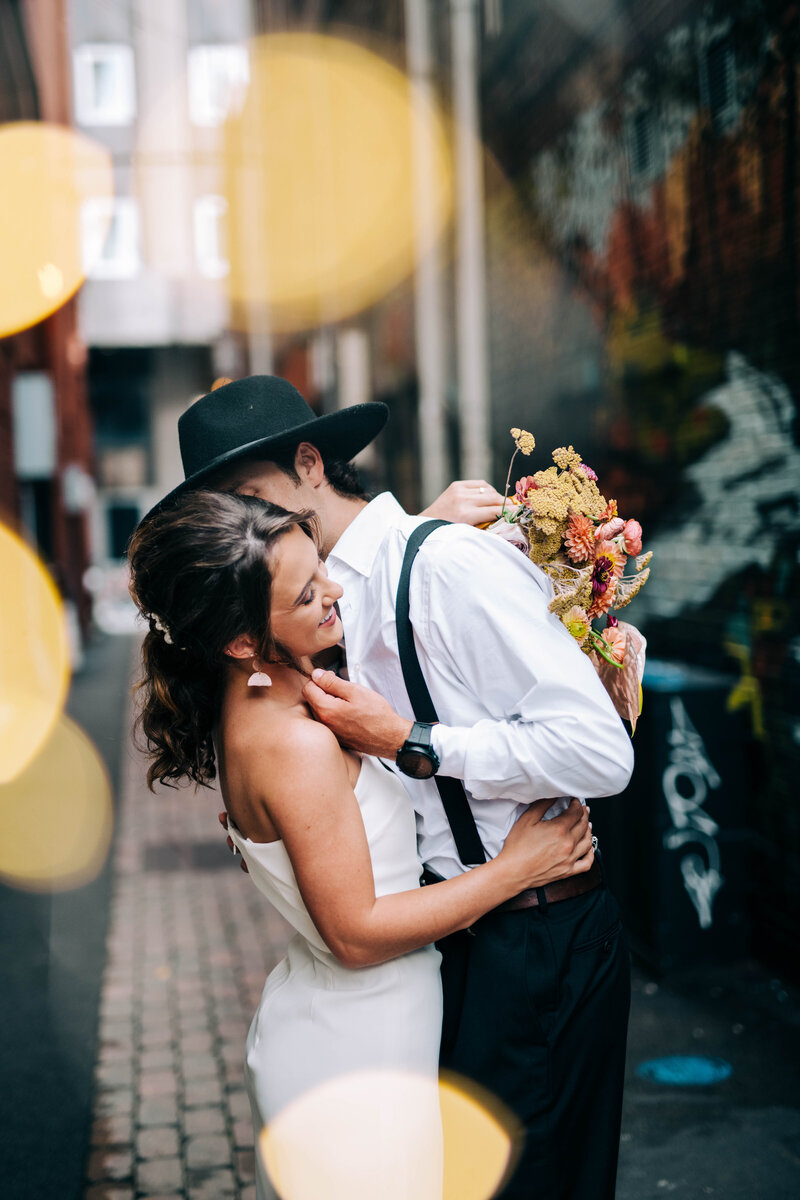 Downtown Knoxville TN elopement wedding  photography