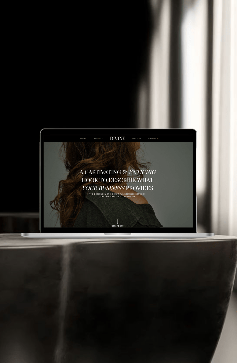 Fully Loved Showit Website Template Example
