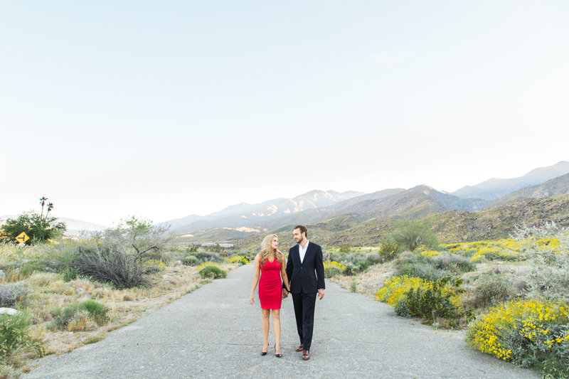 Jill and Matt's engagement photos in Palm Springs by Palm Springs photographer Ashley LaPrade.