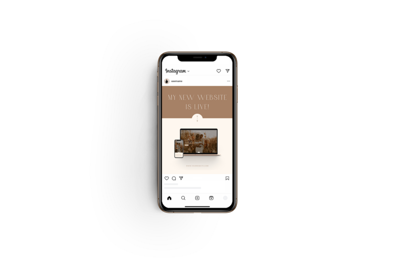 Boho Instagram templates for photographer Honey Seed 5