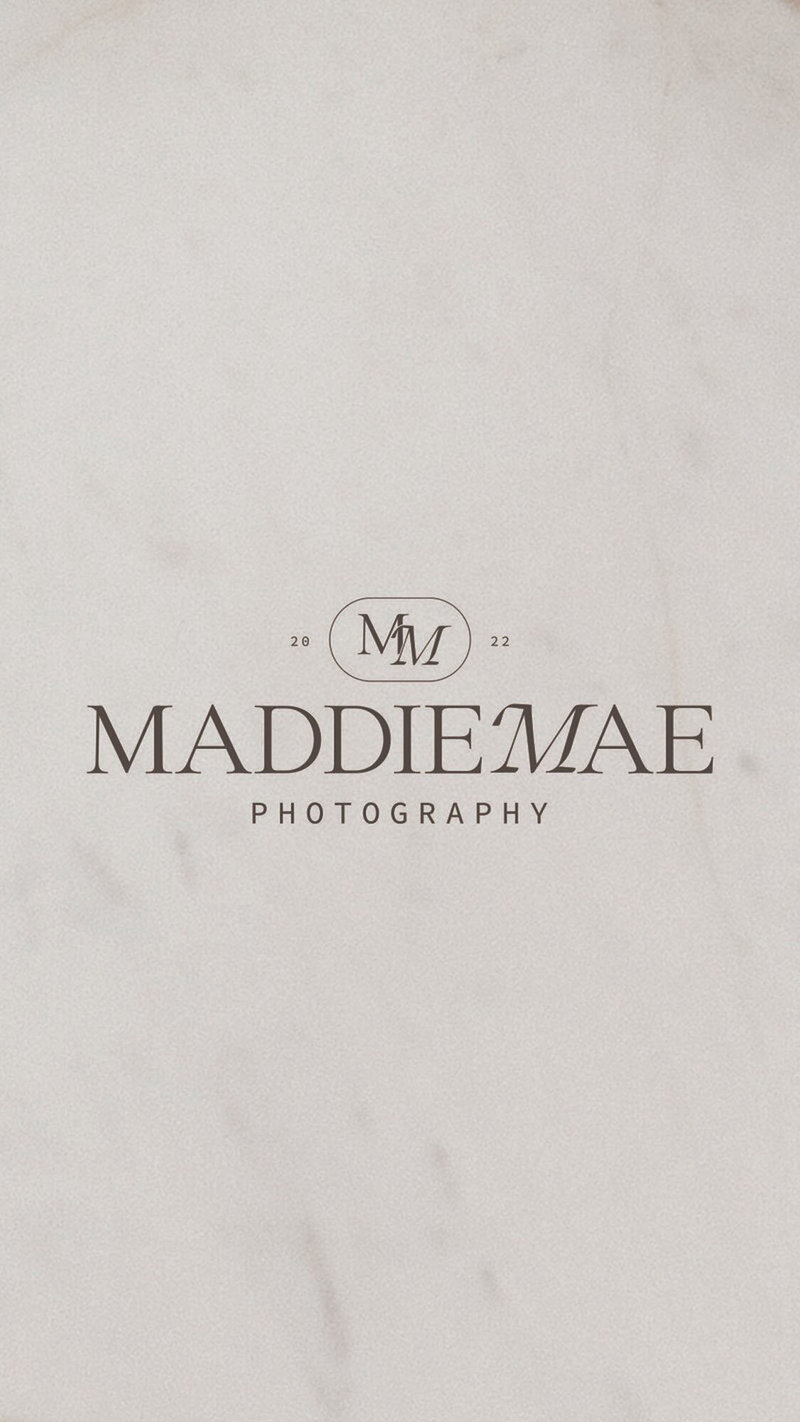 Logo showing photography branding packages by Palme Design Co