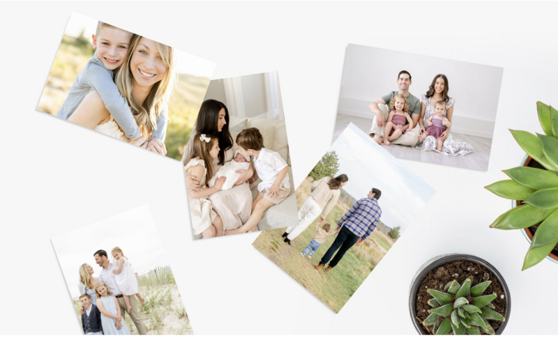 Family during a Lifestyle newborn session