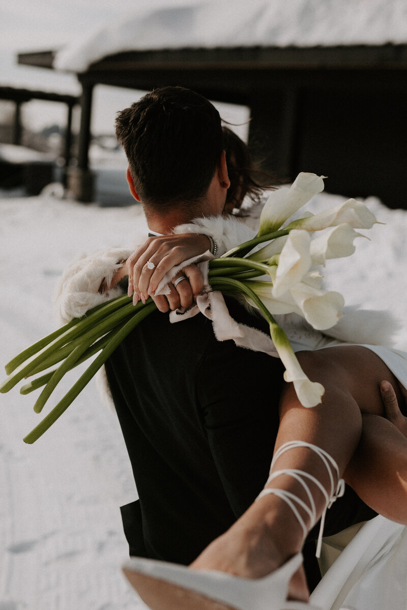 jennifer see studios winter wedding at Braestone Club