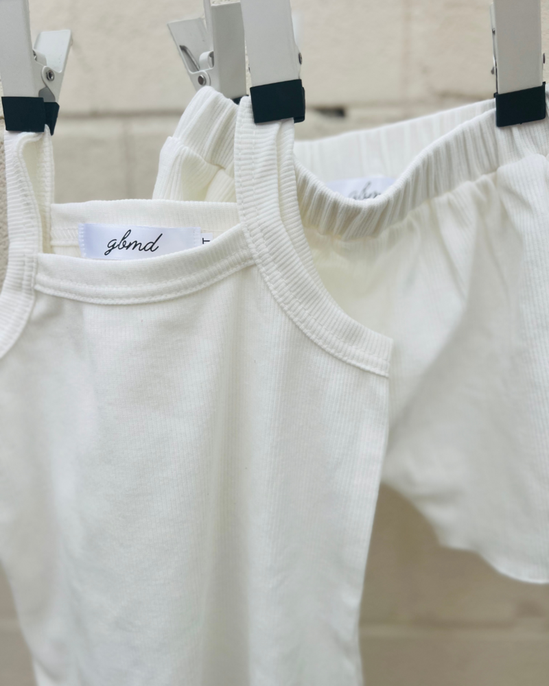 Thin Strap White Set 2