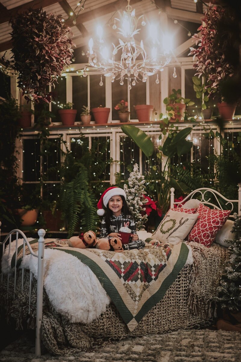 magical greenhouse child christmas