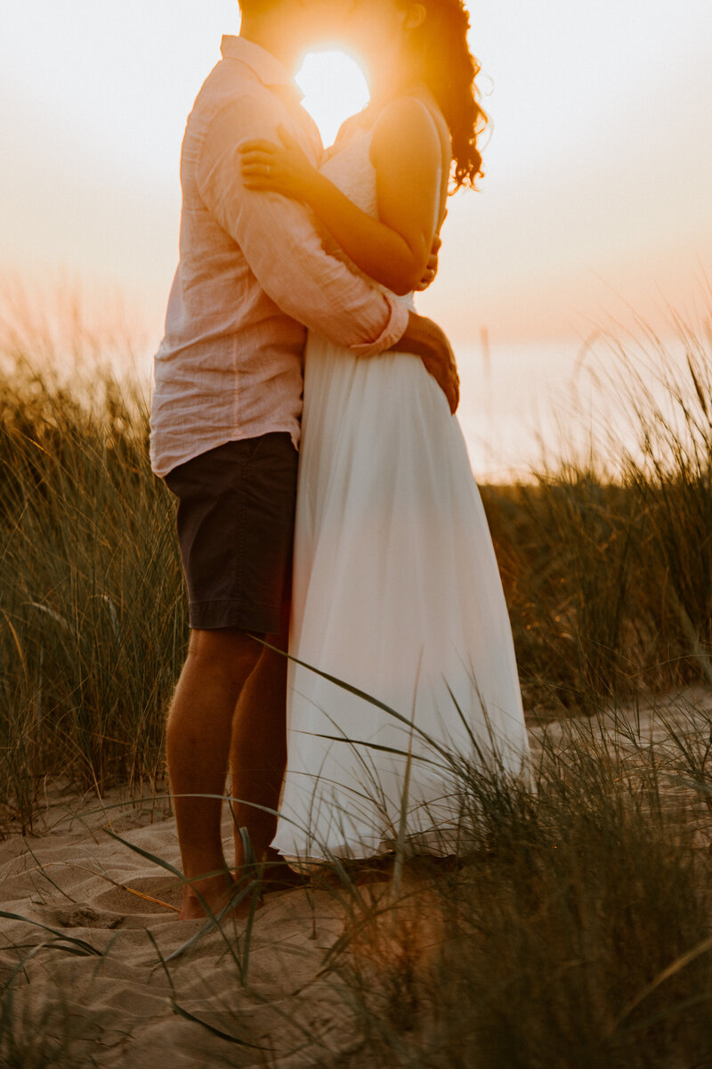 Plage de l'Espiguette, Camargue eloping couple