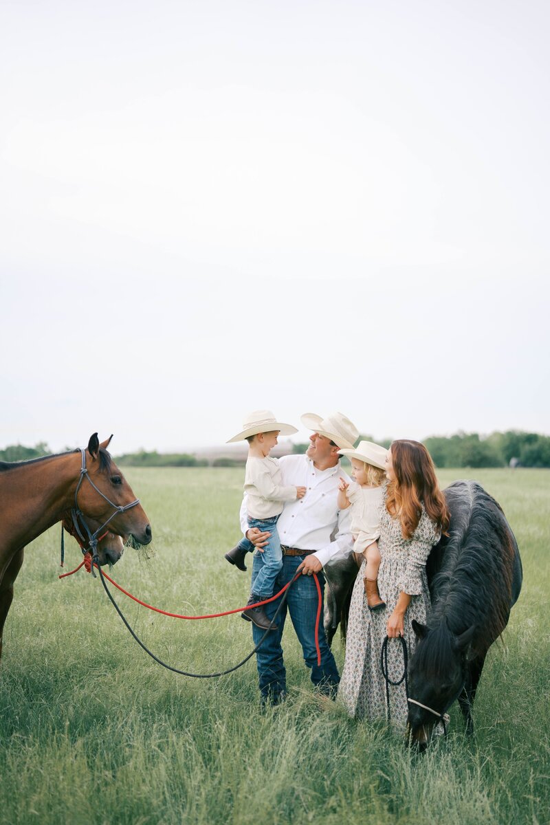 Candid moment captured during a Fort Worth Family photography session.