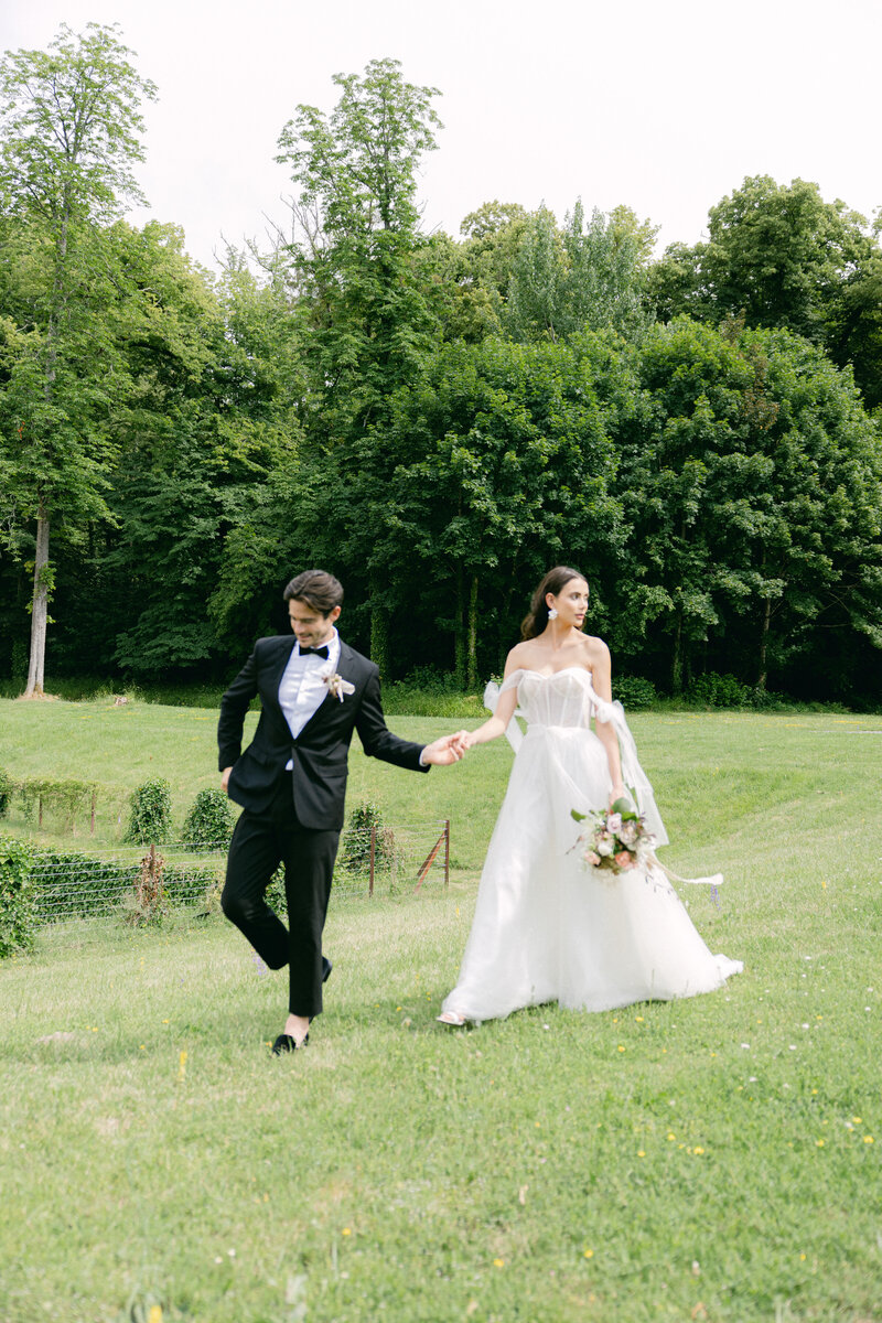 South of France Wedding is Loire Valley at Chateau de Jalesnes in the spring summer fine art photography by Chelsey Black Photography