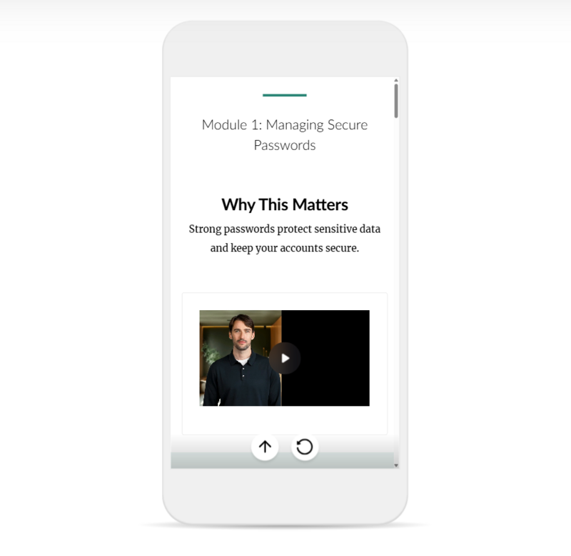 Le Buzz website on mobile device