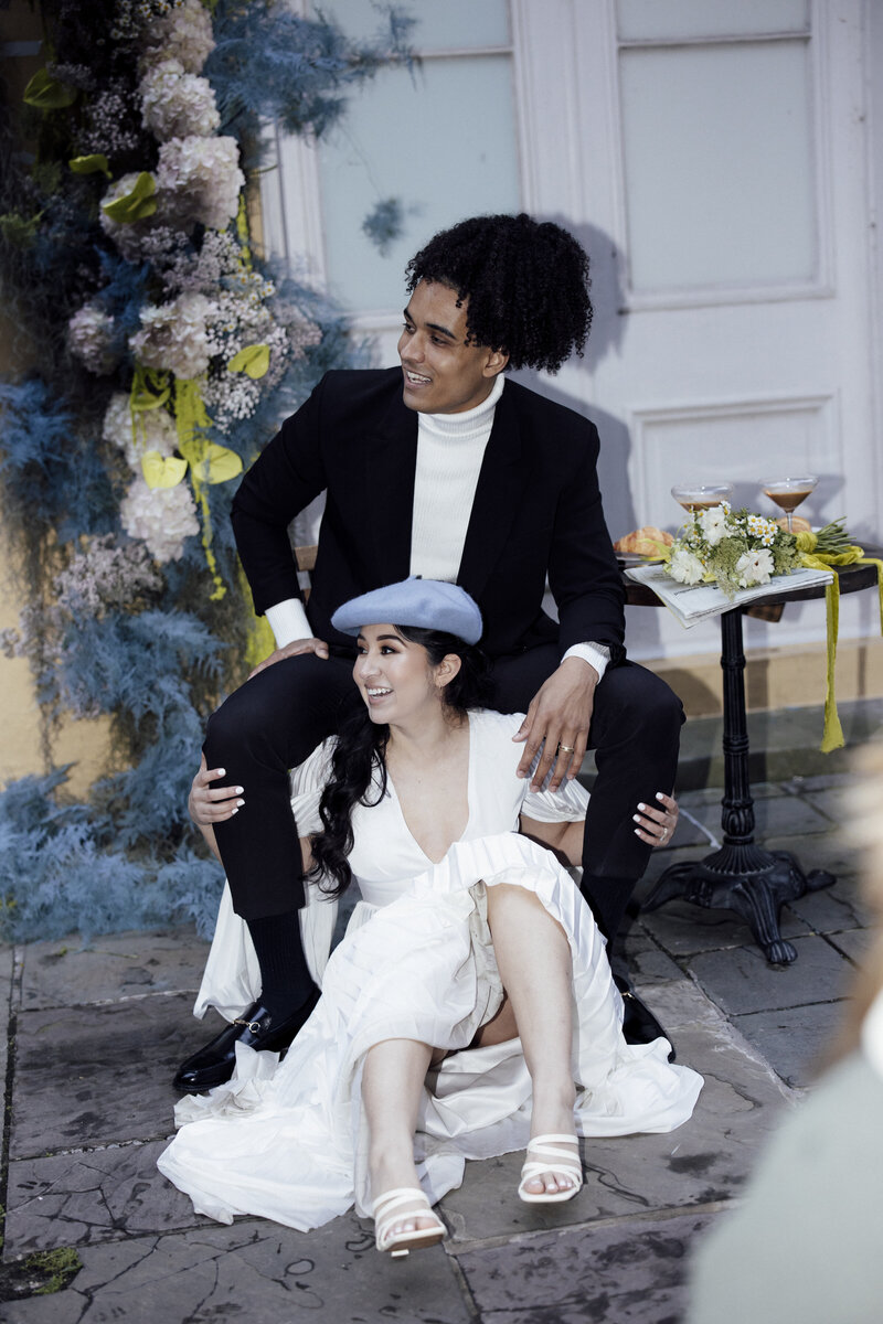 couple-posed-with-florals