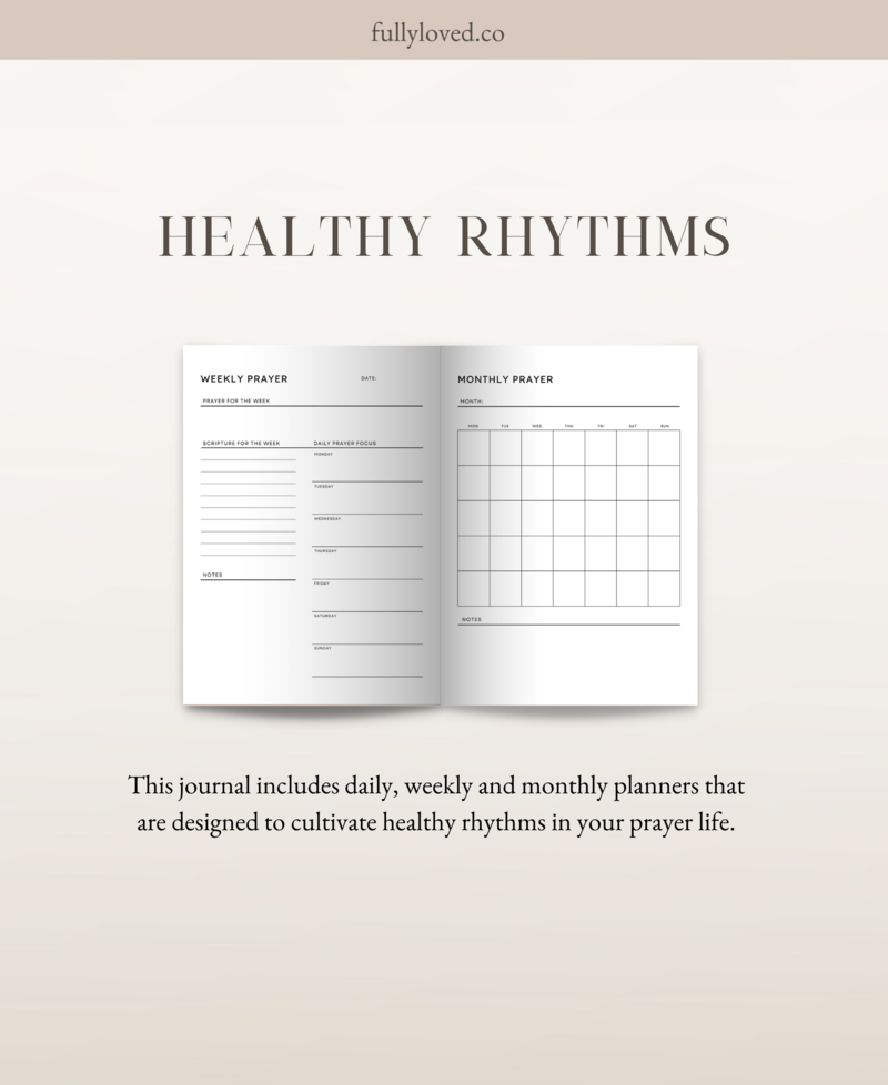 Prayer Journal Digital Download