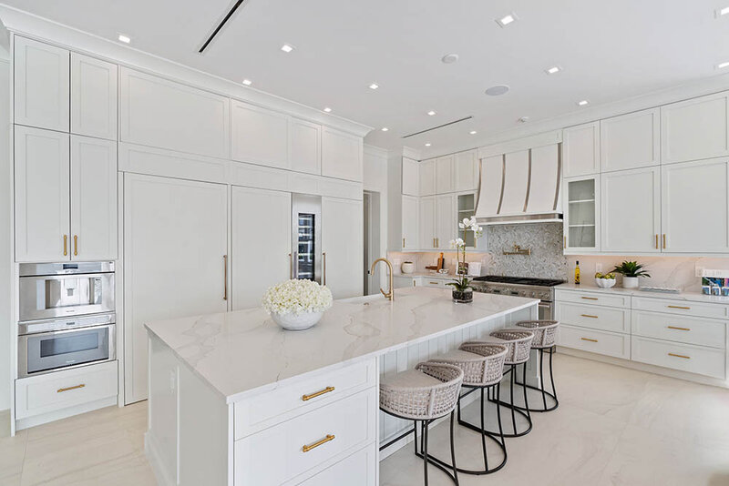 Timeless Kitchen Renovation South Florida Coastal Chic Neutral Whites