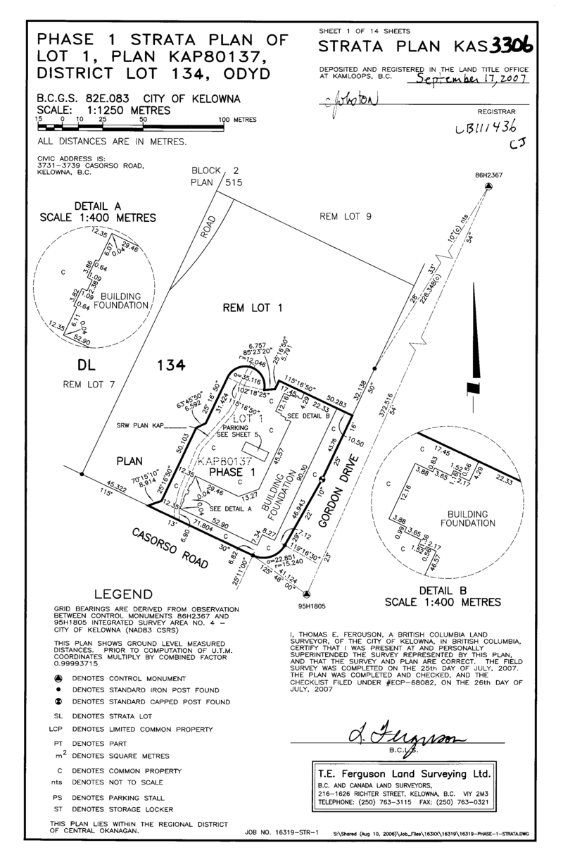 Strata Plan Mission Meadows