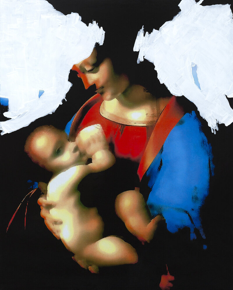 Jordi Mollà Serie HEAVEN 5 2025 Mixed media Canvas.