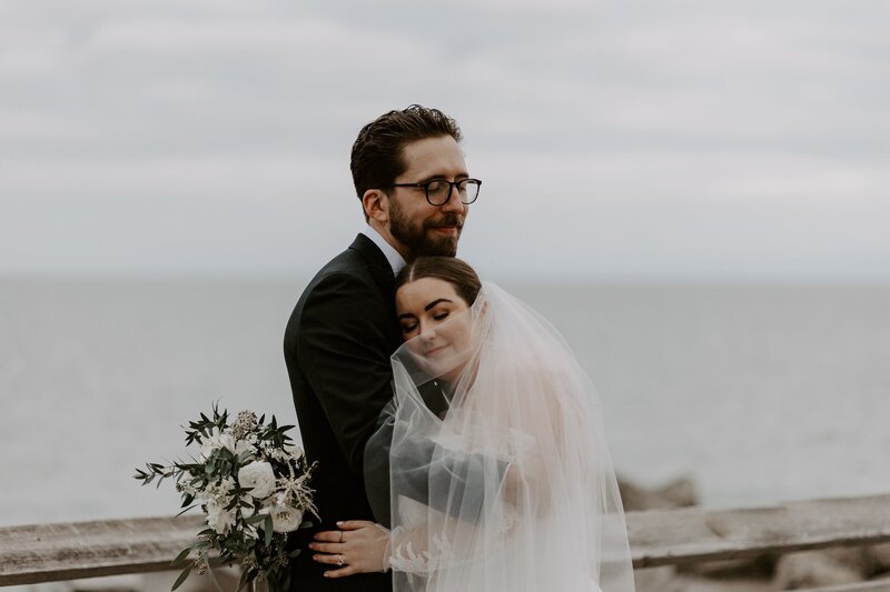 Miranda and Brady wedding portrait