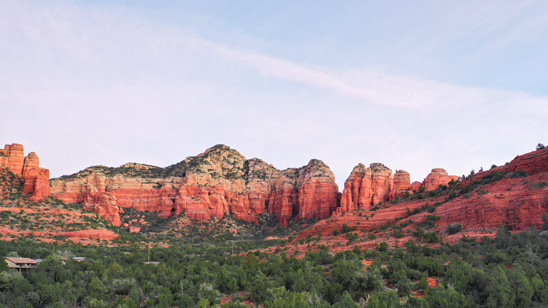 Aerial Drone Photography Sedona Red Rocks - Bayley Jordan Photography