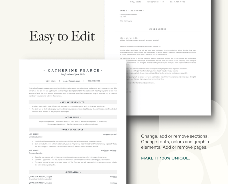 ATS-FRIENDLY RESUME + COVER LETTER