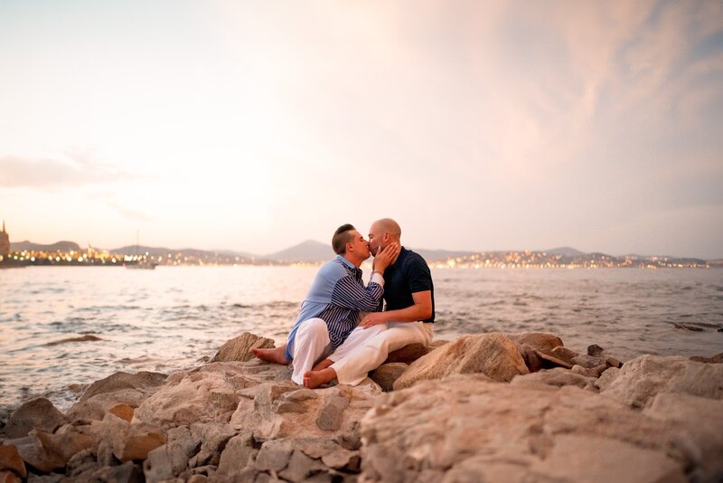 saint-tropez, photo, shoot, engagement, summer, couple