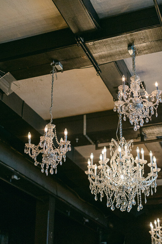 The stunning celling of Truteau Hall of Auberge Saint-Gabriel in Old Montreal