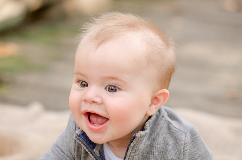 6 Months Milestone Charlotte North Carolina Family Photography Shoot